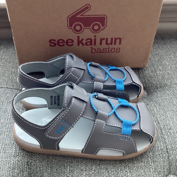 See Kai Run Kids' Callan Sandal (Walker), size 12 M - Picture 1 of 13
